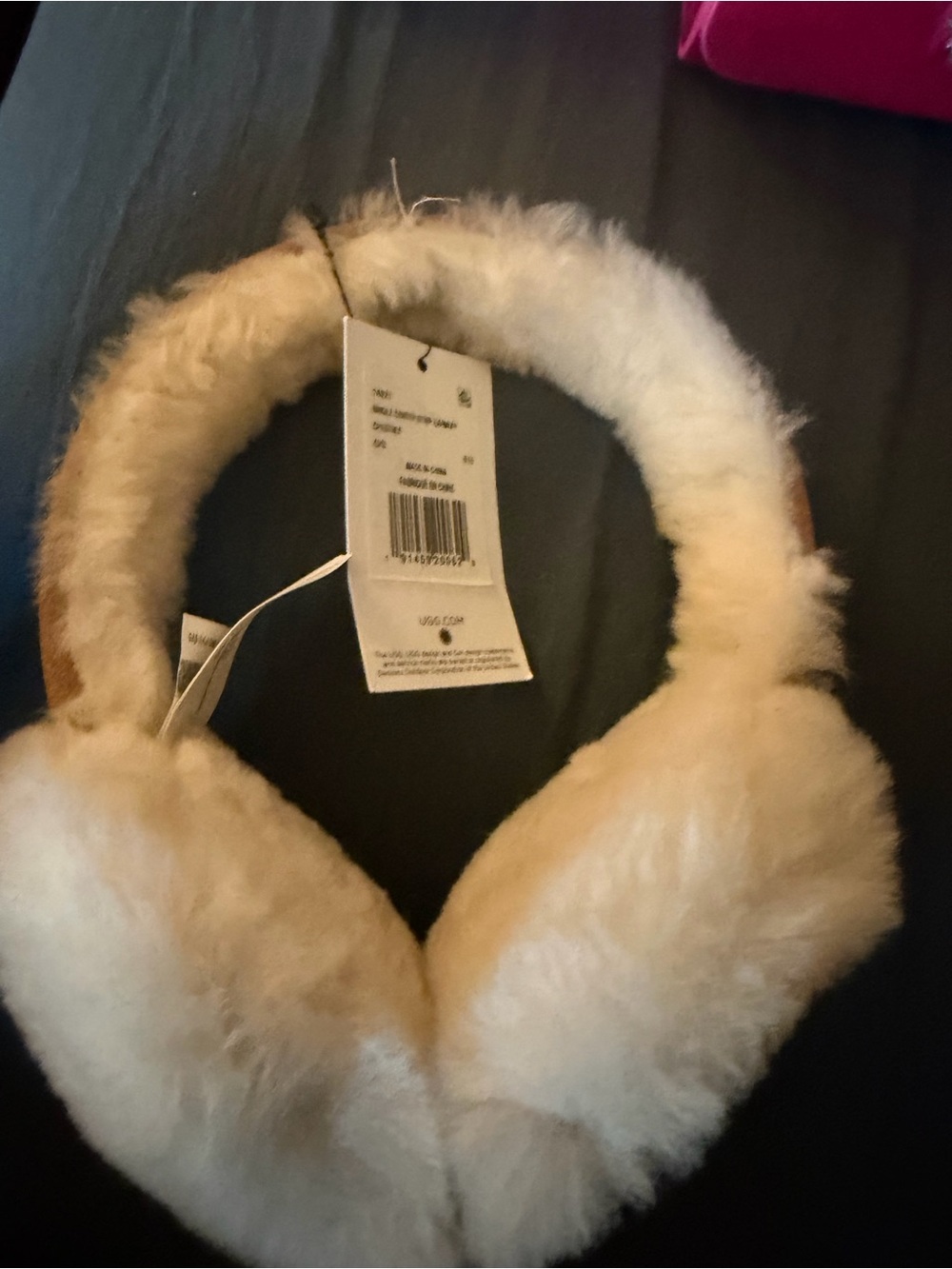 Ugg Shearling-style Cream Earmuffs - Cozy Winter Ear Warmers